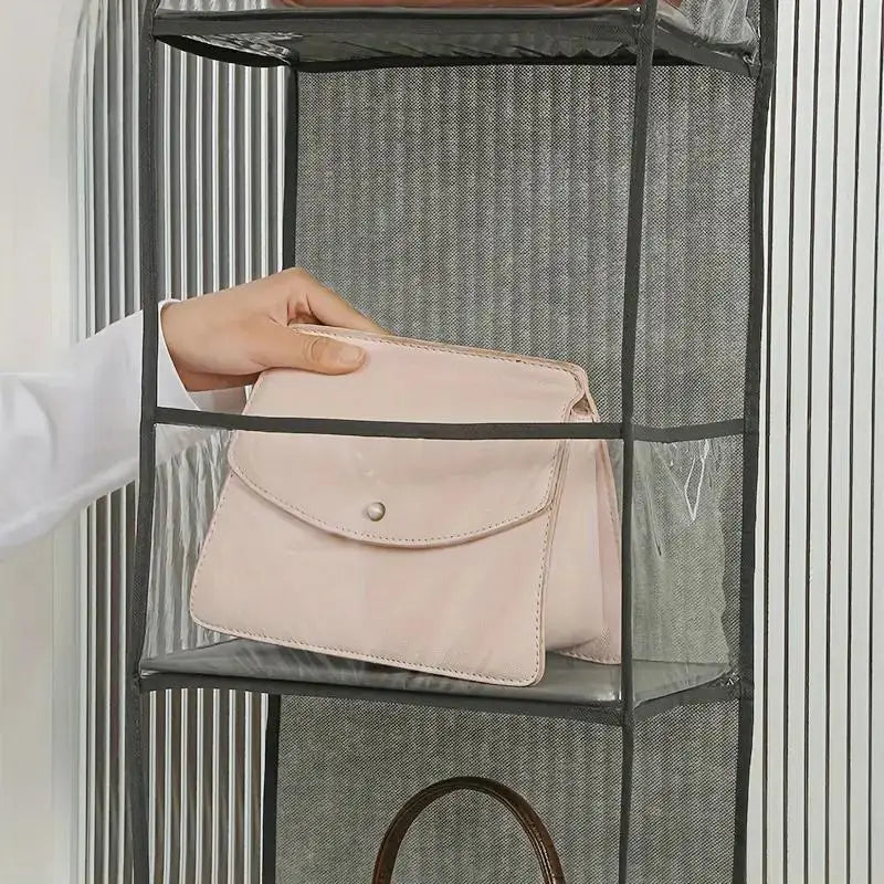 4/6 Layer Hanging Organizer Behind The Door Storage Bags For Clothes